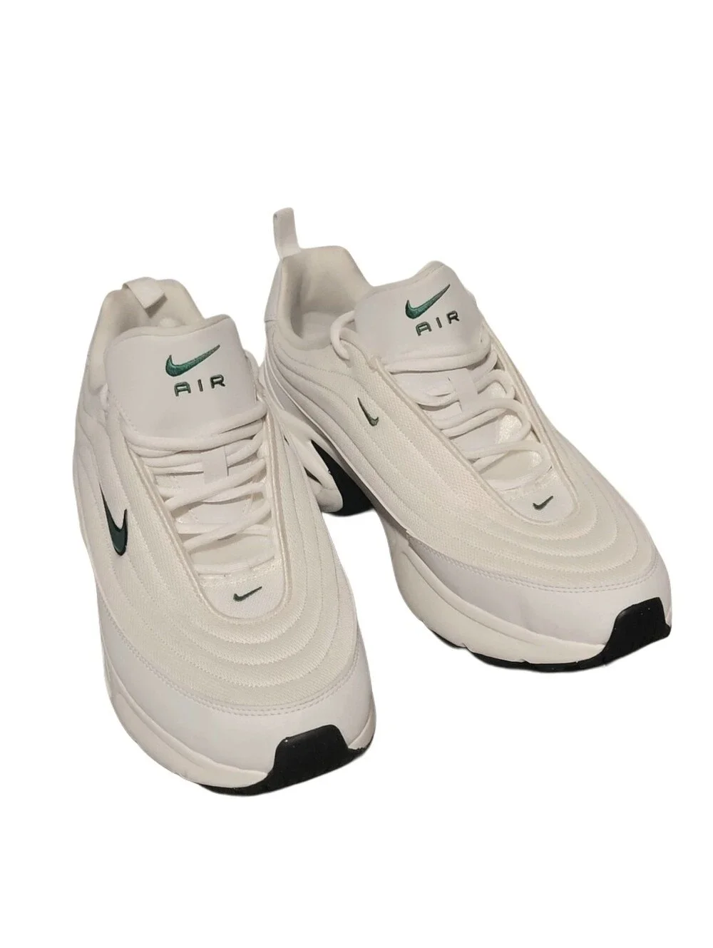 Nike Air Max Portal Sneakers White With Green Swoosh Men's Size 12.5